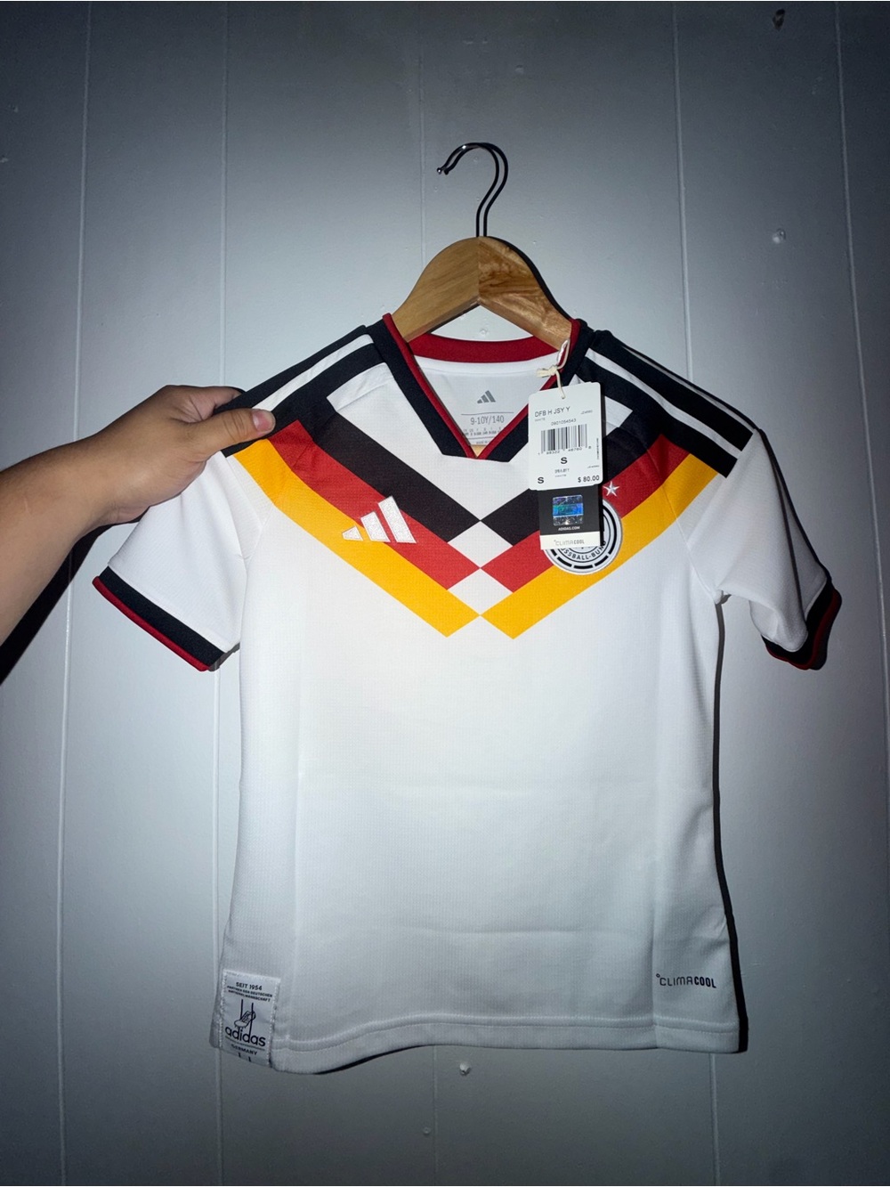 Kids Germany jersey Size S (9-10Y)